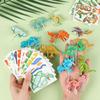 30 шт. 3D животные из пены, пазлы для детей, Монтессори, обучающие DIY игрушки, набор пазлов для детей, малышей, подарки на день рождения
