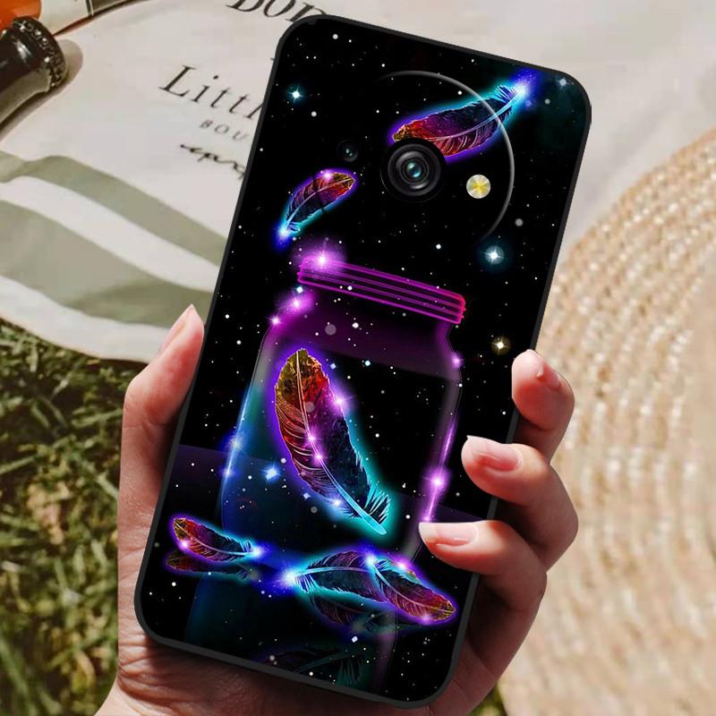 Чехлы для Oukitel C59 Pro Мягкий чехол Милый принт с кошкой Силиконовый чехол для Oukitel C59 Pro Чехол Oukitel C59Pro Полностью защитный Funda