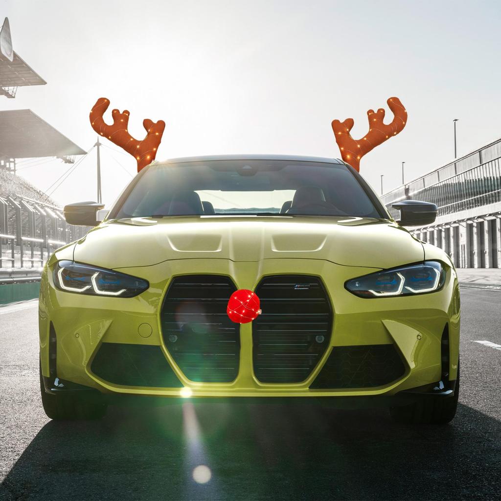 Рождественские автомобильные рога Рождественские оленьи рога Автомобильный набор Рога лося Рождественское украшение Автомобильный набор Автомобильные праздничные аксессуары