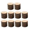 20Pcs Wood Table Number Holders Stand Wood Name Card Holders Wood Name Cards Food Label Memos Photo Holders for Wedding