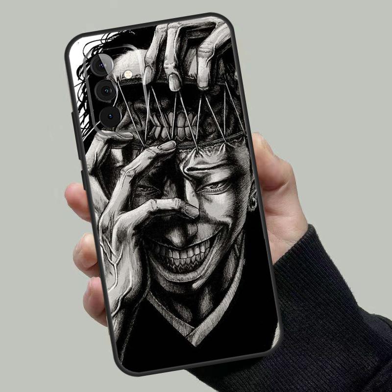 Чехол в стиле хоррор-манги для Samsung Galaxy A06 A16 A26 A36 A56 A53 A32 A52 A33 A13 A55 A35 A15 A14 A34 A54 A17
