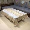Light Luxury Style Embroidered Tablecloth Home Hotel Dining Table Decor Table Cover Rectangular Lace Table Cloth Wedding Decor