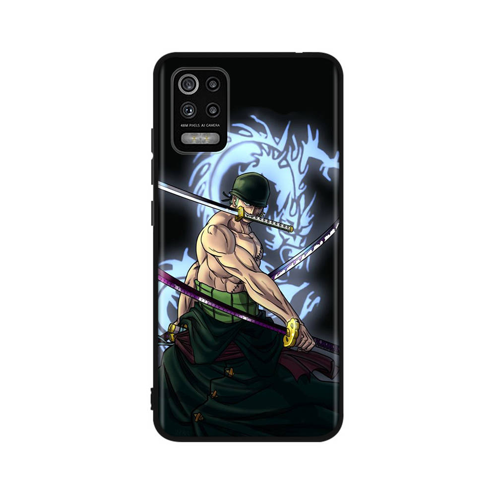 Чехол DT8 One Piece Zoro Sanji для Samsung A04 A14 A23 A34 A54 M23 M33 M52 M53 Realme 10 9 C30S C35 C55 VIVO Y02S Y21 Y33S Y51 X80 Pro Прозрачная крышка