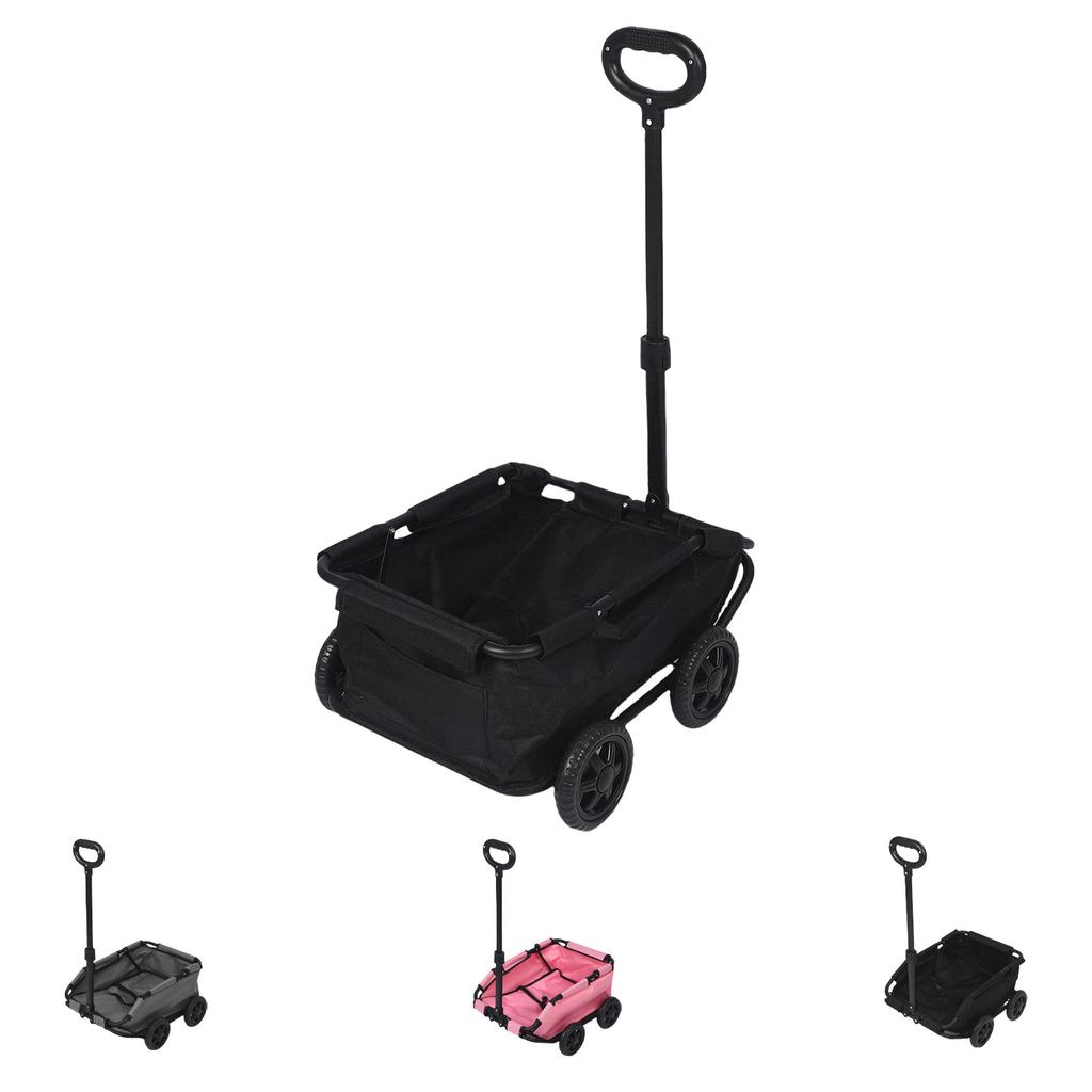 Коляска для домашних животных многофункциональная складная 4-колесная выдвижная тележка для домашних животных портативная для кемпинга на открытом воздухе путешествия