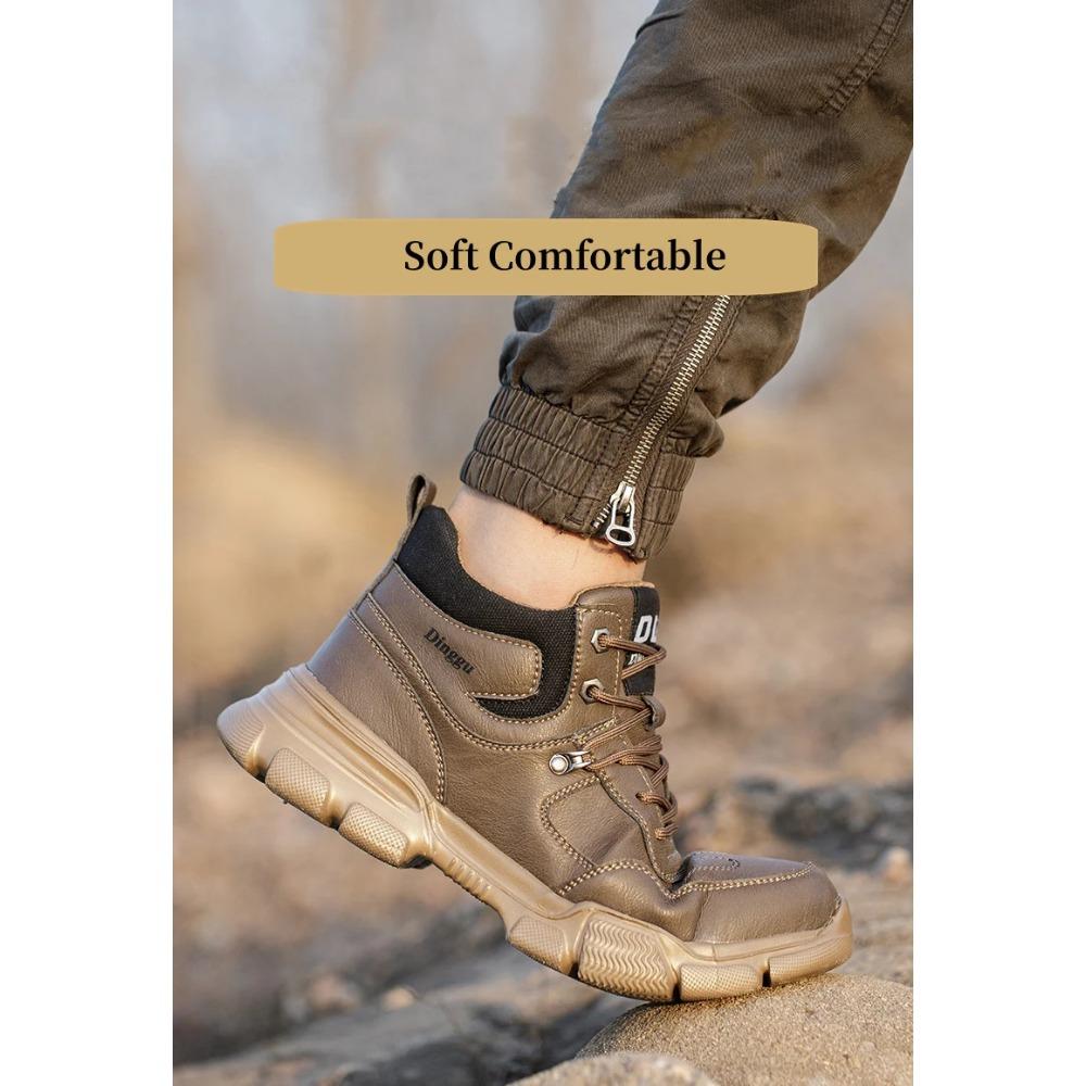 Мужская рабочая защитная обувь, устойчивая к проколам и ударам, со стальным носком, неразрушаемые рабочие кроссовки, защитные защитные ботинки