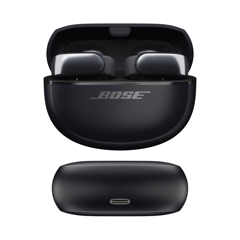 Bose Ультра открытые наушники полностью беспроводные открытые наушники пространственное аудио Bluetooth соединение с микрофоном до часов воспроизведения брызгозащищенный черный 7.5