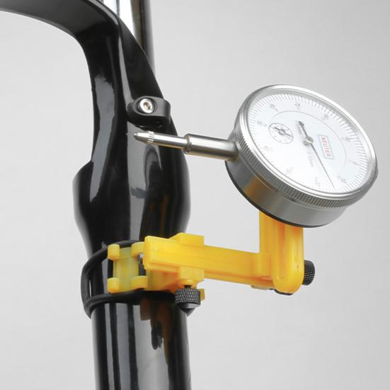 Bike Wheel Truing Stand Tool with Dial Indicator Fork Frame Mount MTB Road