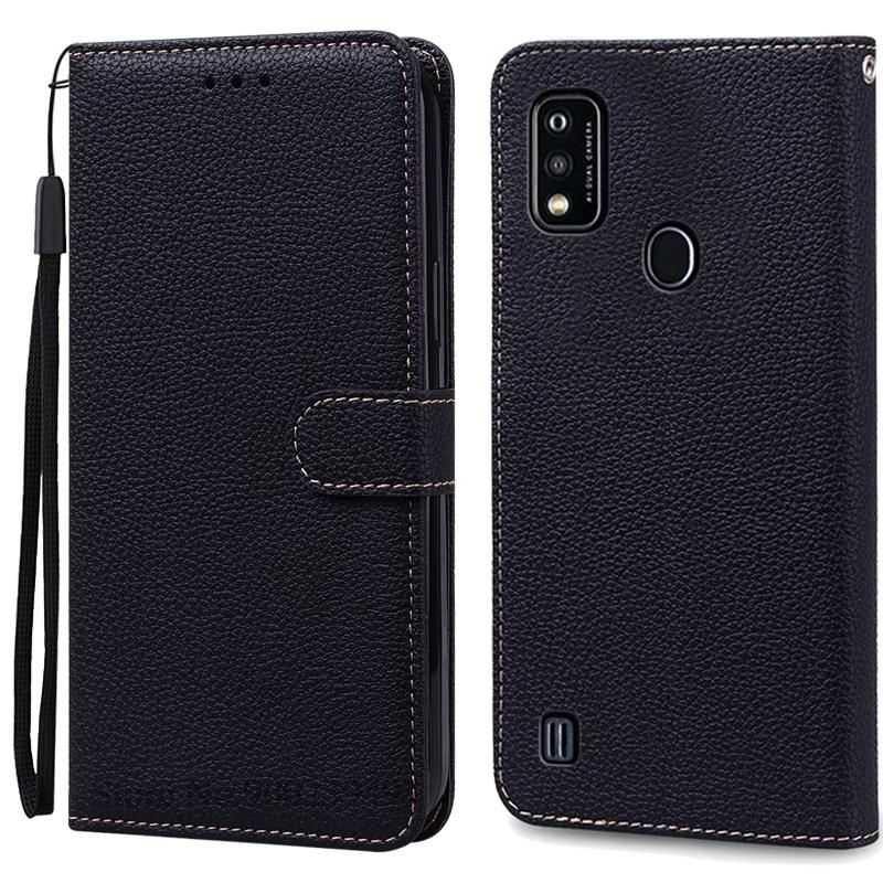 A51 Case For ZTE Blade A51 Case Soft Silicone Leather Flip Wallet Case For ZTE Blade A51 Case Back Cover Coque Fundas Etui