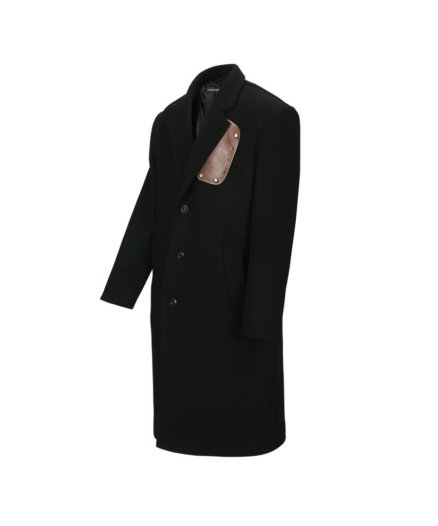 Adsb Andersson Bell Unisex James Wool Coat Awa731U(Black)