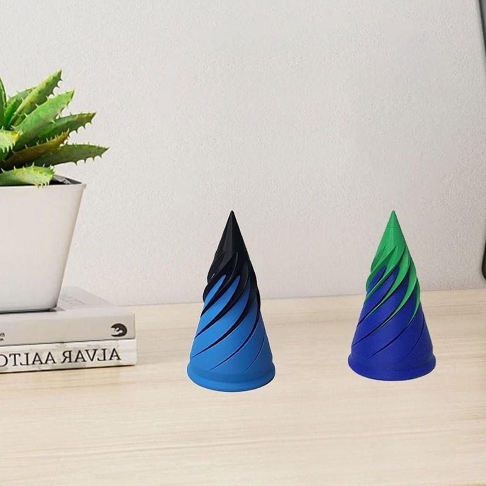 Декоративные украшения 3D-печатная спиральная конусная игрушка Математические игры Игрушка-спираль для детей