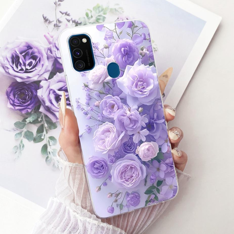 Чехол для Samsung Galaxy M21 SM-M215F Новый модный расписной чехол Мягкий силиконовый чехол для Samsung M21 2021 M 30 s Galaxy M30s Fundas