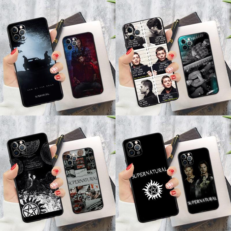 Supernatural SPN Dean Sam Phone Case For iPhone 16 Pro 11 12 13 14 15 Pro Max Mini XS X XR 7 8 16 Plus Cover Coque