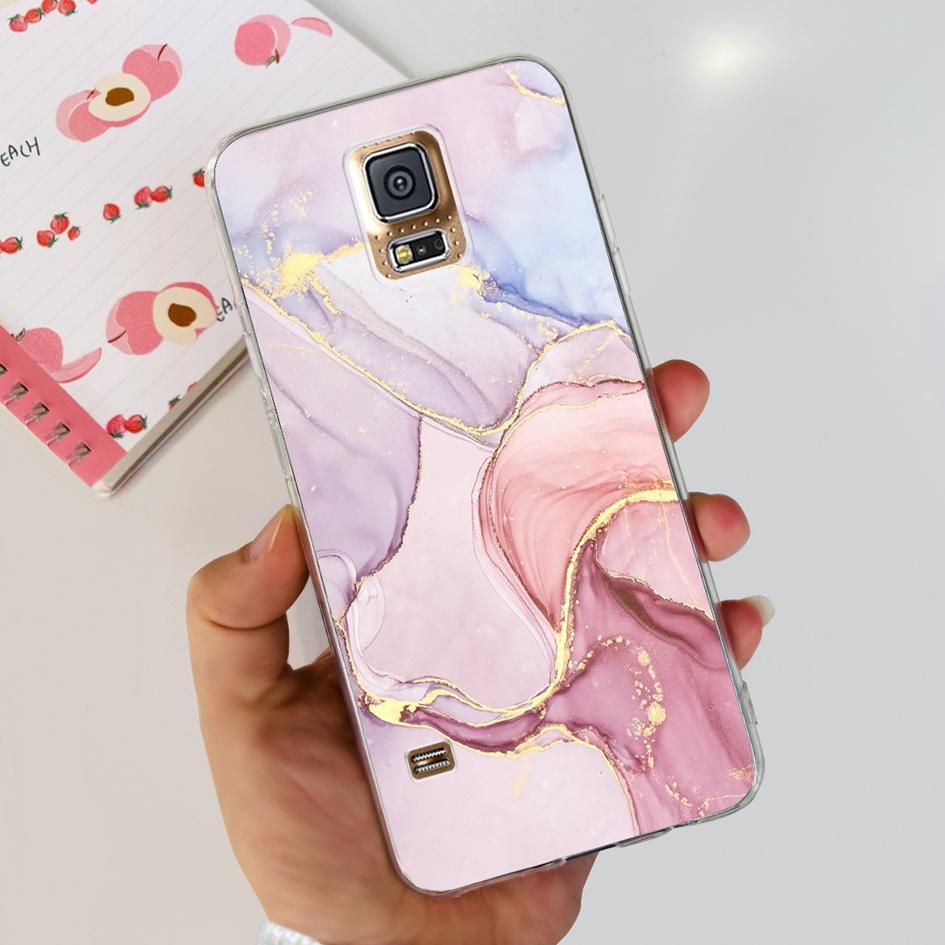 For Samsung S5 Case Cute Cartoon Soft Silicone Phone Back Cover For Samsung Galaxy S5 S 5 i9600 TPU Bumper on Galaxy S5 Neo Capa