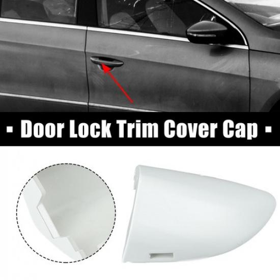 0837879 Front Left Door Handle Cover White for Volkswagen Passat 2006-2011
