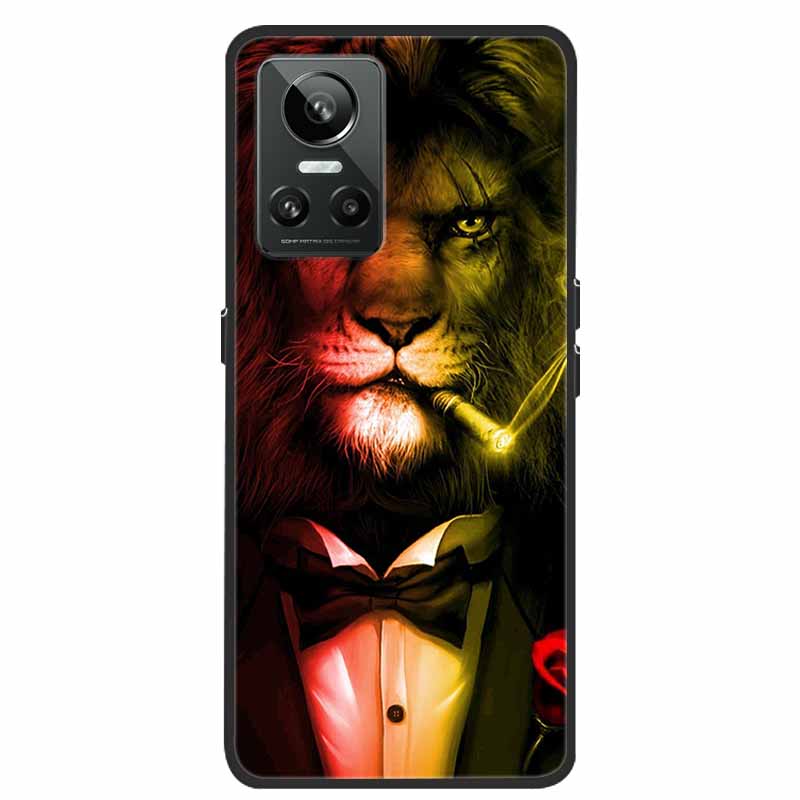 Чехол для телефона Realme GT Neo3 Чехол Черный Силиконовый Мягкая Задняя Крышка Для Телефона Realme GT Neo 3 Чехол-Крышка RealmeGT G T Neo 3 Coque