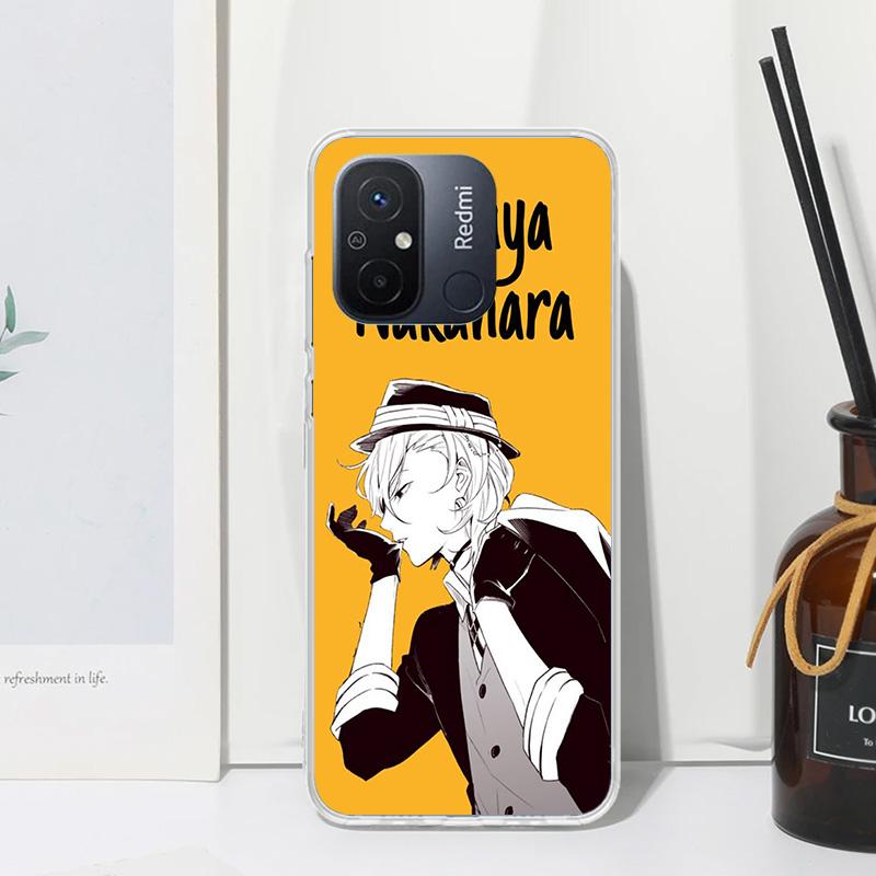 Bungo Stray Dogs Nakahara Chuuya Phone Case For Xiaomi Redmi 12C 12 10C 10A 10 9C 9A 9T 9 8A 8 7A 7 6A 6 Pro K70 K40 K20 Fundas