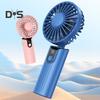 Handheld Cooling Fan Digital Display Brushless Motor 3 Adjustable Speeds Strong Airflow Rechargeable Desk Fan Personal Air Cooler