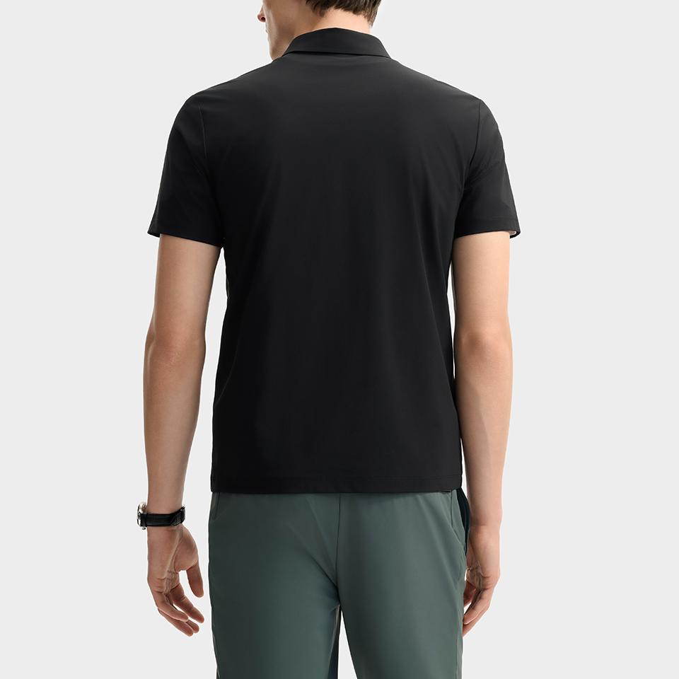 New FILA Polo Shirt Men's Jet Black BK F11M522109F-BK