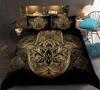 Hamsa Hand Bedding Set Boho Mandala Duvet Cover Set Black Gold Bohemia Bed Set Fatima Hand Bed Linen Lucky Hand Quilt Cover