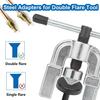 smseace 6Pcs 3/16 Inch+1/4 Inch Double Flare Adapter for 3/16Inch,1/4Inch Brake Lines 4pcs 3/16InchDouble Flare die,2pcs 1/4Inch Flare Tool Adapter