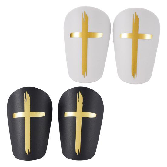 Mini Football Shin Guards Tiny Shin Pads with EVA Cushion for Kids Youth Adults Calf Protection Gear for Outdoor Soccer Training