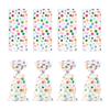50Pcs Rainbow Polka Dot Printed Treat Bags Plastic Candy Gift Bags For Baby Shower Birthday Weddings Party Favors