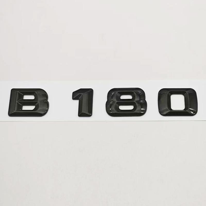 3D ABS Car Letters Logo B180 B200 B220 B260 Badge Sticker Rear Trunk Emblem For Mercedes Benz B Class W247 Auto Tail Accessories