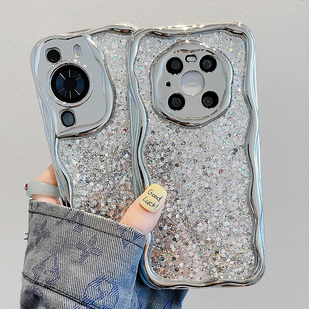 Чехол для телефона Bling Glitter для Huawei Honor Magic 6 20 30 50 60 70 80 90 100 Pro Lite X8 с блестящим гальваническим покрытием