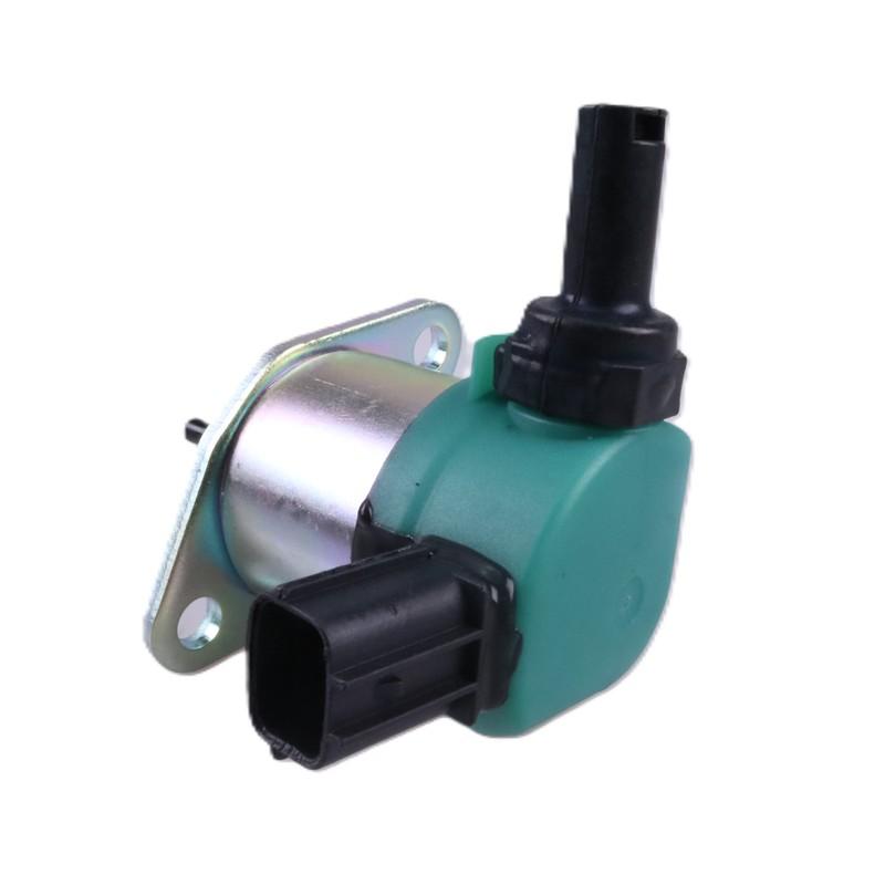 Fuel shut-off Solenoid Valve 17208‑60015 17208-60014 For Kubota D905 D1005 D1105 V1205 V1305 V1505 KX71‑3 B2410 B2710