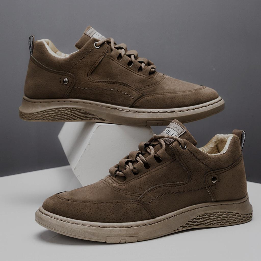 Мужские осенние низкие повседневные кроссовки, модные и трендовые кеды, мужская повседневная обувь больших размеров