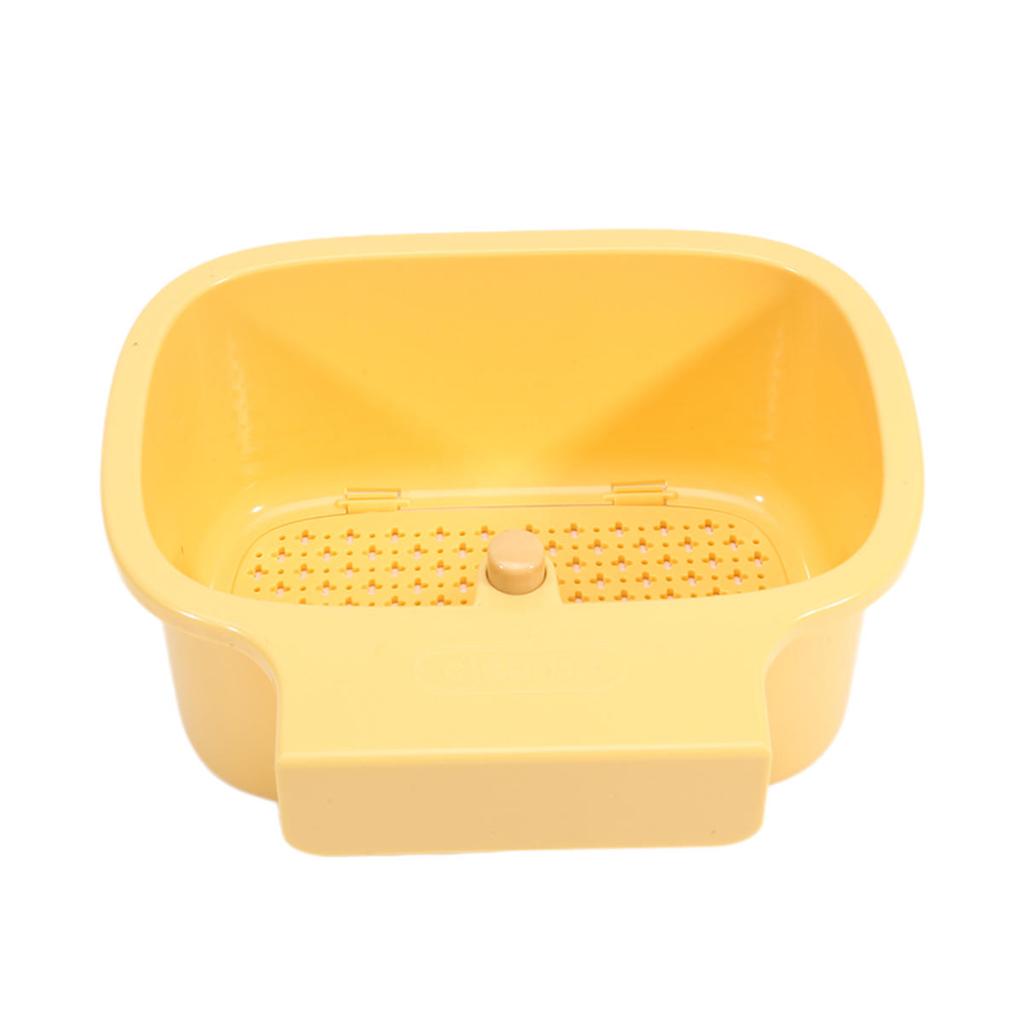 Kitchen Sink Filter Basket Sink Washing Basin Anti Leak Filter Basin One Click Press Type Grid Drain Storage Rack Strainer