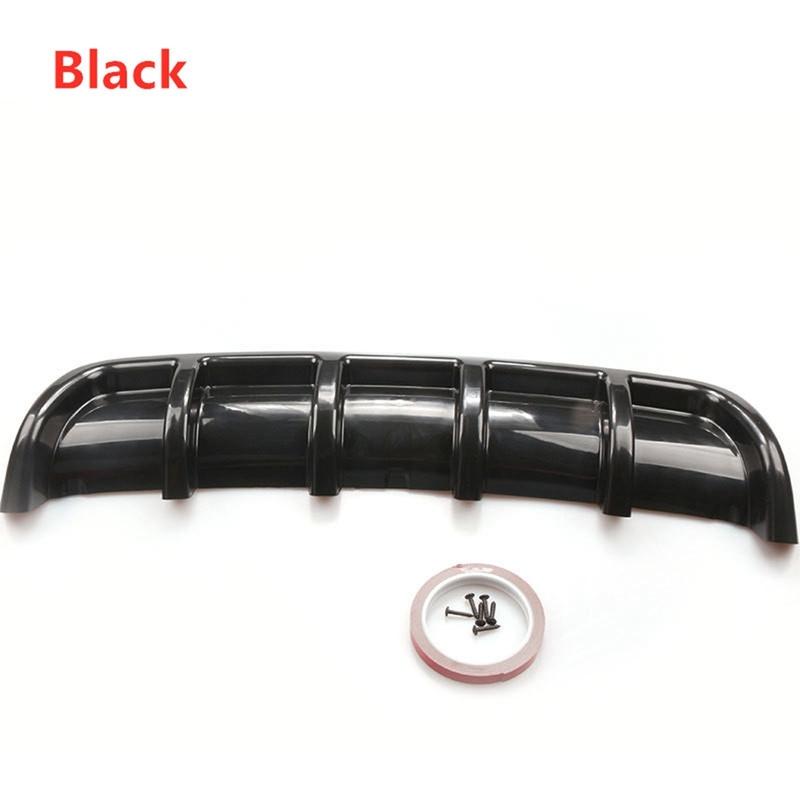 Universal Carbon Fiber Bumper Lip Rear Bounding Automotive Spoiler Shark Fin Rear Bumper Guide Plate Six Tooth Spoiler Bumpers