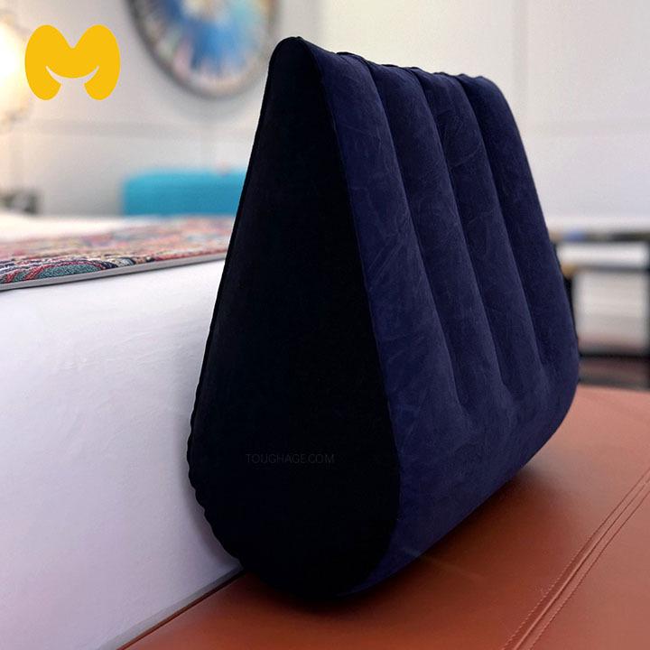 Подушка Надувная Флокированная Подушка Волшебный Треугольник Хакер - Эротическая Подушка для Позиций для Пар, Подушка для Позы Сзади