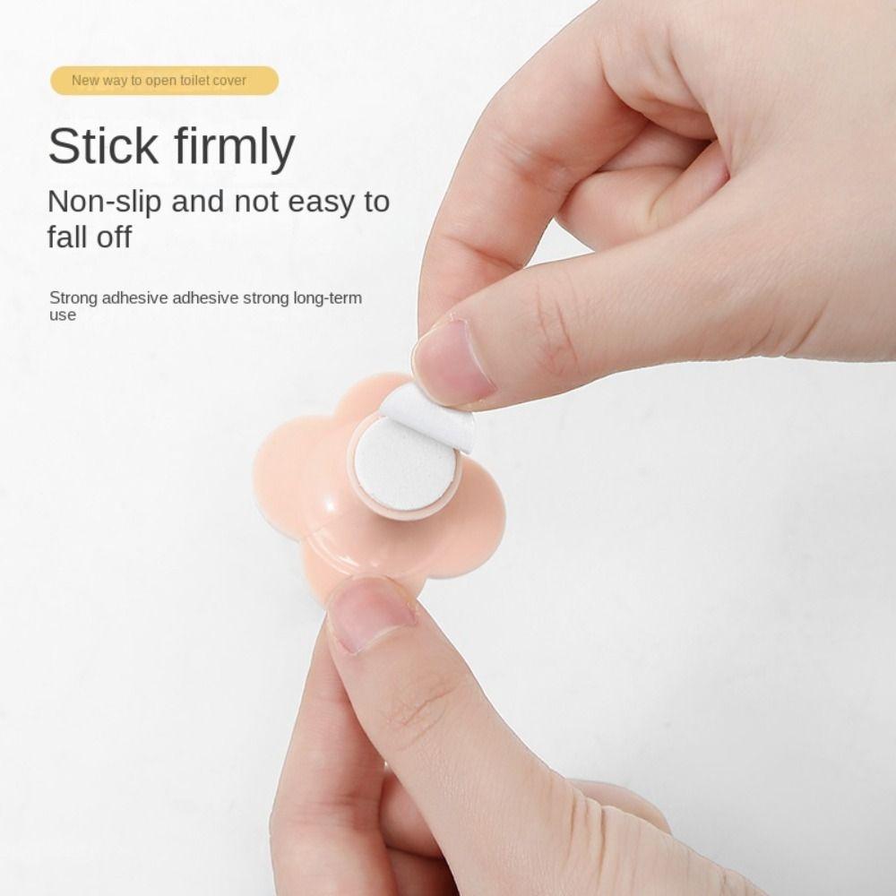 Labor-saving Flower Shaped Toilet Tank Button Universal Toilet Lid Lifter Toilet
