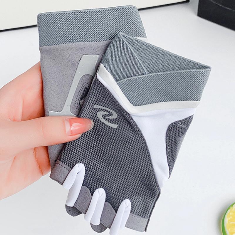 Фитнес Перчатки без пальцев Женские Спортивные Летние Тонкие