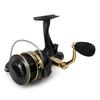 Безынерционная катушка Ashconfish с двойным тормозом, рукоятка с возможностью перестановки влево и вправо, легкая, высокая прочность, дальний заброс, подледная рыбалка, пресная вода