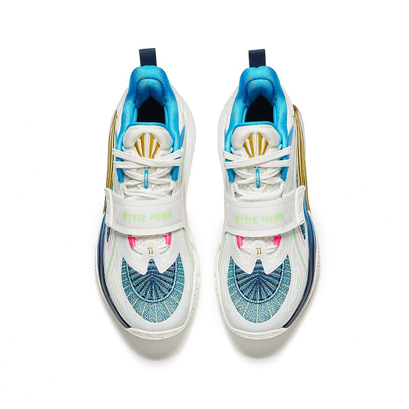 Anta Kai 1 Kyrie 1 Home Edition Replica Nitrogen Technology Professional Basketball Shoes Men Sneakers White Blue 112531110S-1