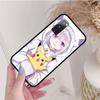 Черный чехол для Samsung Note 20 Lite S24 Ultra S23 A03 A05 A06 A11 A71 A15 A16 A13 A24 A25 A33 A52 A53 A50 M55 M35 Plus P-37 Lovely Pikachu