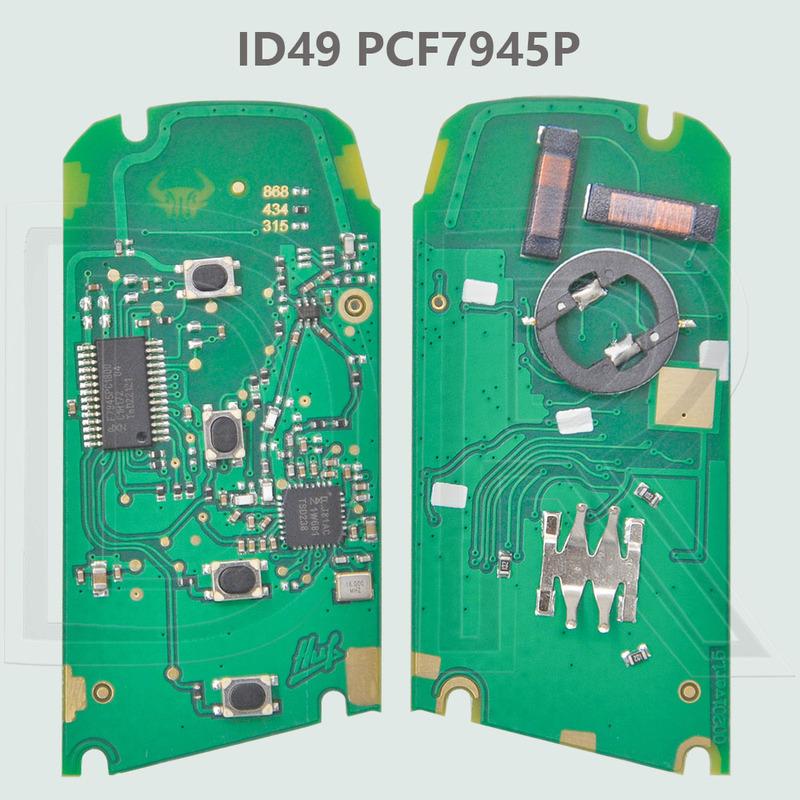 DR ID49 PCF7945P/7953P CAS4 CAS4+ FEM 315/433/868MHz Proximity Car Remote Key For BMW F Chassis 1 3 5 7 X1 X3 X4 X5 X6 M2 M3 3GT