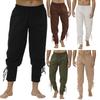 Men's Casual Strappy Skinny Pants For Drama Performances Solid Color Trousers