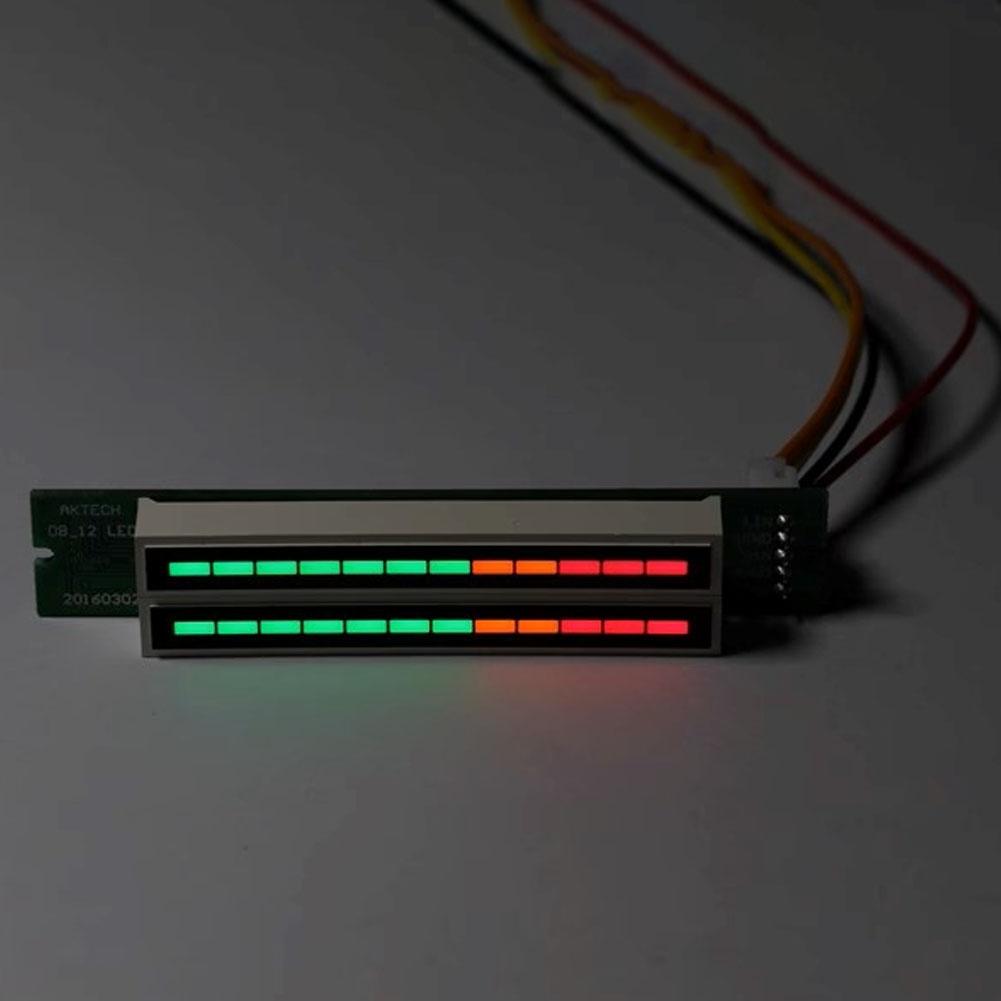 Dual 12bit Level Meter LED Music Level Indicator Mini VU Meter