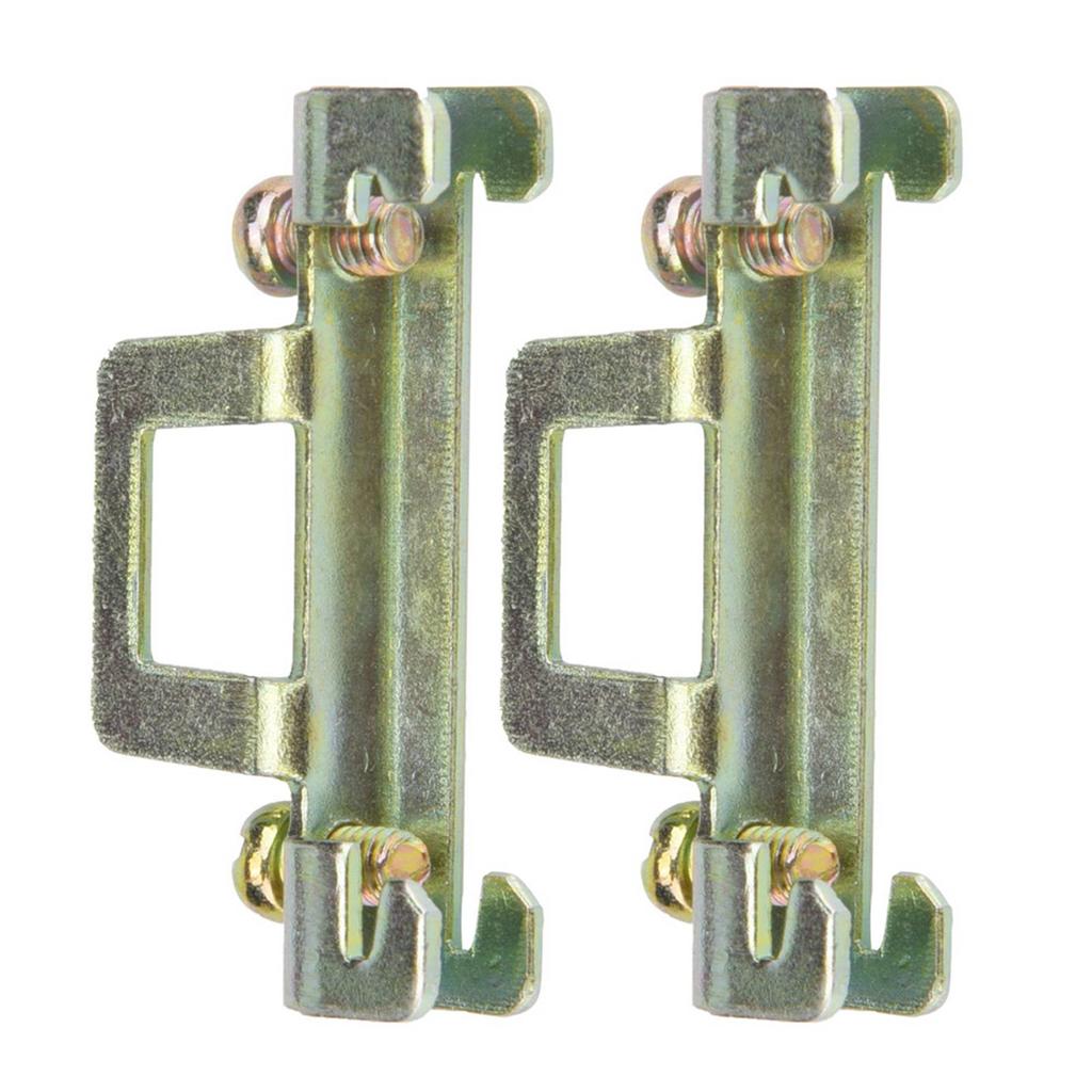 10pcs Fixed Clamp Fasten Clip for 35mm DIN Rail (Metal Model 11)