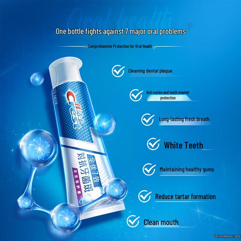 Crest 7-Effect Toothbrush 4-Pack & Toothpaste Twin Pack
