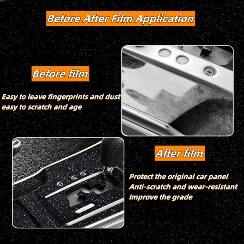 For Mitsubishi ASX Starry Sky Film Interior Modification Central Control trument Screen Protective Film Car Accessories