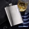 7 Oz Hip Flask Gift Set,Stainless Steel Pocket Hip Flask with Funnel for Hard Alcohol Whiskey Wine Kettle Capacity 1-10oz