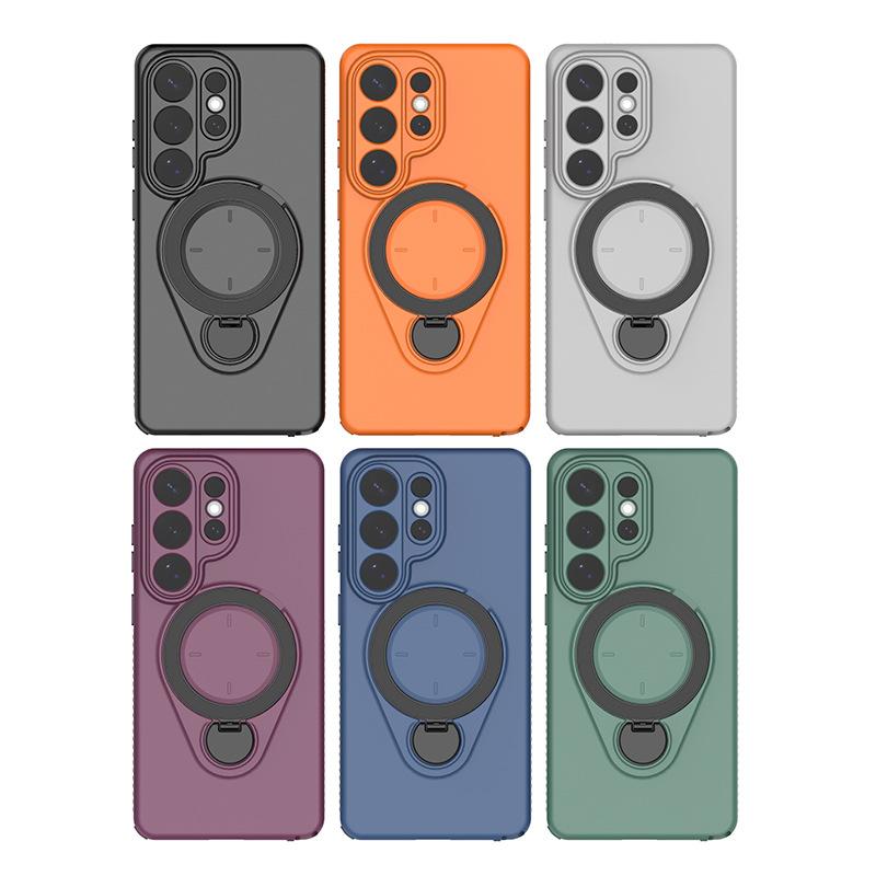 For Samsung Galaxy S26 Plus Magnetic Phone Case,Soft TPU Kickstand MagSafe Phone Cover for Samsung Galaxy S26 Plus