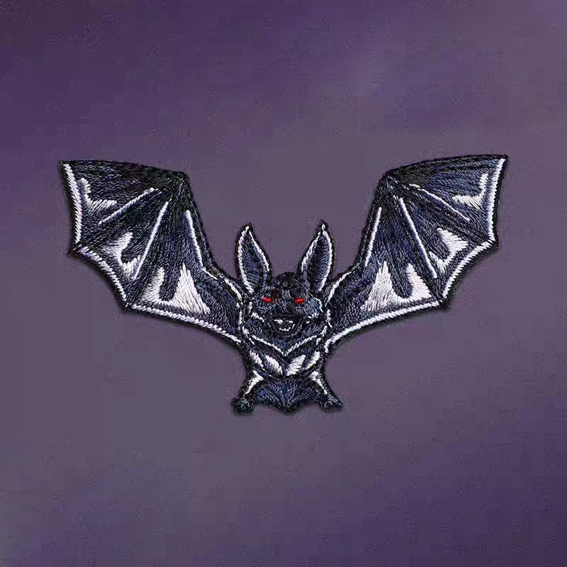 4 шт. нашивки с вышивкой животных, паук, скорпион, летучая мышь, пришивные нашивки, аппликации, сделай сам, для ремонта дыр, украшение одежды