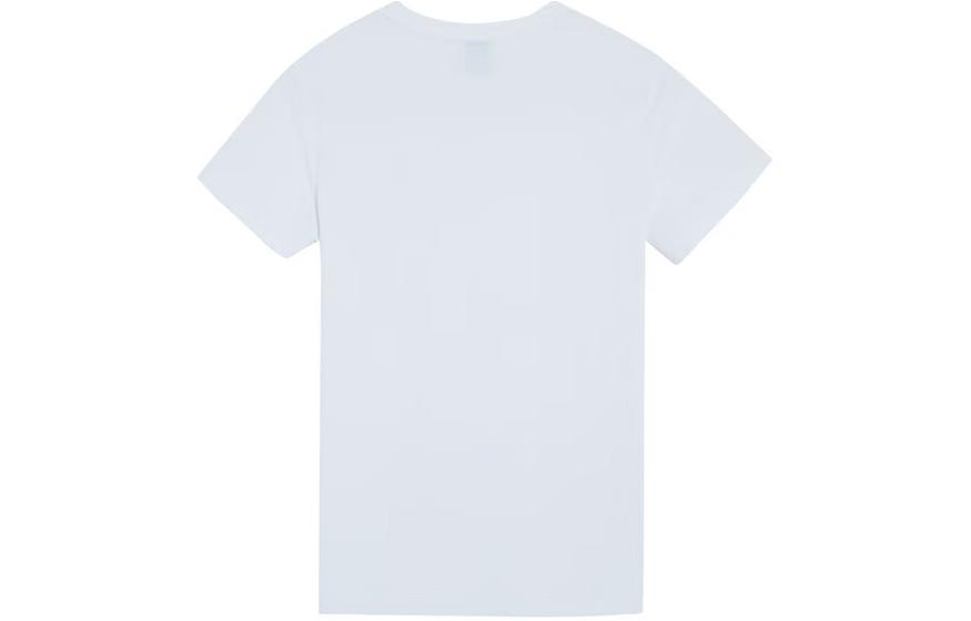 Women's PUMA T Shirts Women's White Crew Neck Moderate Other
