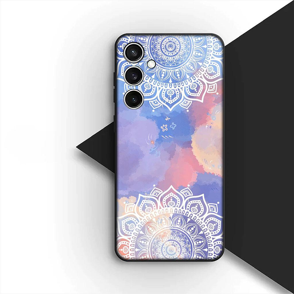 Casing Phone Cover for Xiaomi Redmi Note 14 13 Pro Plus ProPlus 14C 13c Pro+ 5G Case Floral Paisley Mandala flower Wood Texture