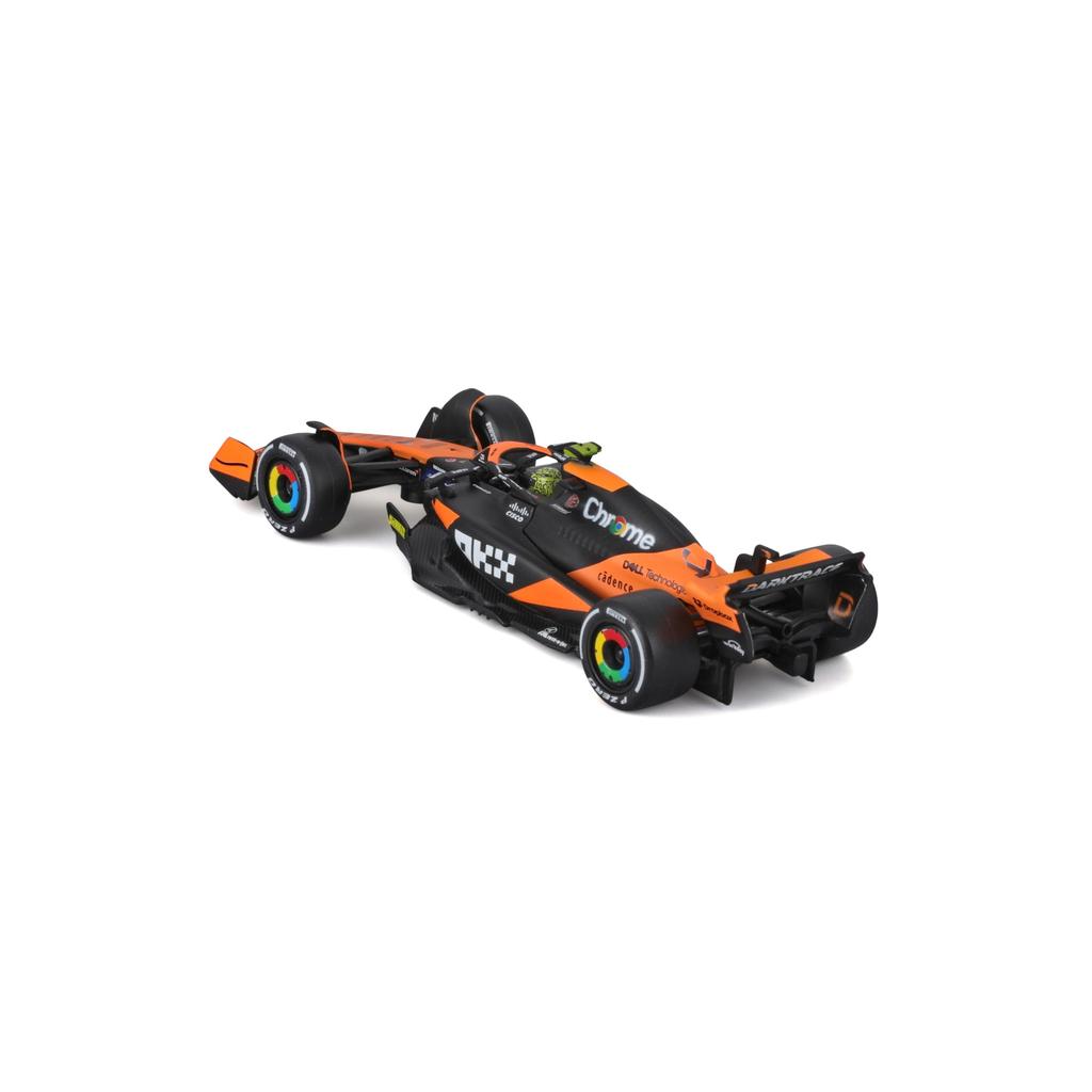 Bburago 2024 Модель Signature Series F1 McLaren MCL38 Lando Norris Race Sports Car Мини-автомобиль Литой автомобиль Полный продукт 1/43 #4 18-38215 (# 4)